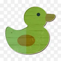 鸭子图标 幼儿园图标 鸭子