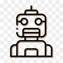 书呆子图标 机器人图标 化身