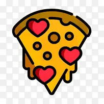 披萨图标 爱情图标 披萨