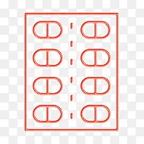 医疗设置图标 药丸图标 意外怀孕