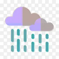 雨图标 天气图标 徽标