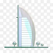 地标标志 阿拉伯塔标志 迪拜标志