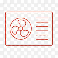 空调图标 技术图标 风扇图标