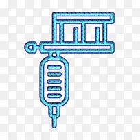 纹身工作室图标 皮肤图标 符号