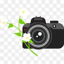 照相机 花卉 照相机镜头