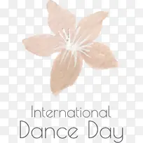 国际舞蹈日 花瓣 花朵