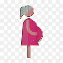 孕妇图标 怀孕图标 仪表