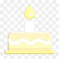 蛋糕图标 生日派对图标 徽标