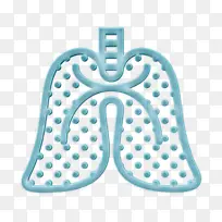 肺部图标 医疗器械图标 呼吸