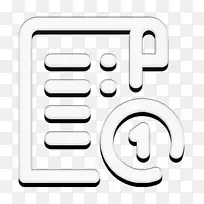 收据图标 账单图标 递送图标