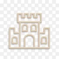 城堡图标 建筑图标 标志