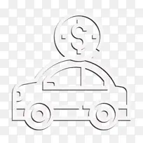 贷款图标 银行和金融图标 徽标