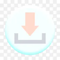 下载图标 网页设计和开发图标 符号
