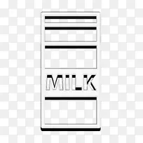 牛奶图标 牛奶盒图标 食物图标