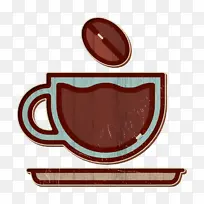 咖啡店图标 咖啡杯图标 茶图标