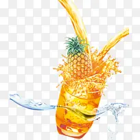 果汁菠萝植物水果科学生物