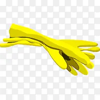 安全手套 手套 黄色