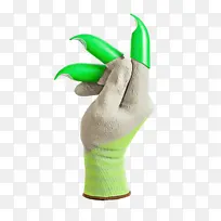 安全手套 手套 绿色