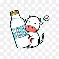 牛奶 卡通 奶牛