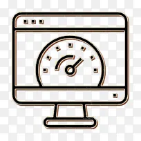 速度图标 电脑 电脑显示器