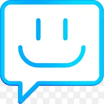 感谢图标 表情符号 线条