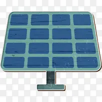 电工工具和元件图标 太阳能电池板图标 数据