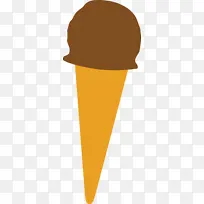 冰淇淋 冰淇淋圆锥体 角度