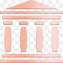 博物馆图标 线条 米