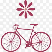 自行车 花卉 剪花