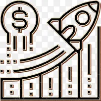 创业图标 商业动机图标 徽标