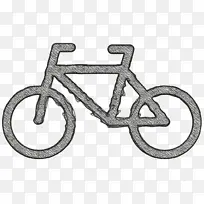 交通标志 自行车标志 自行车