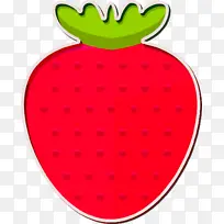 草莓图标 水果图标 农业图标