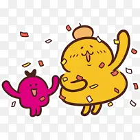 祝贺 微笑 卡通