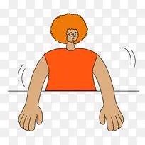人体面部头部腹部头部