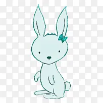 卡通兔子 兔子 绘画
