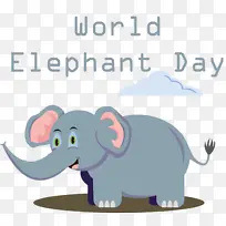 世界大象日 非洲大象 印度大象