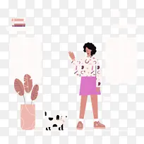 待在家里 女人 睡衣