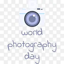 世界摄影日 标志 米