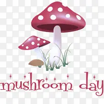 蘑菇 真菌 卡通
