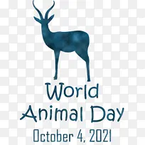 世界动物日 动物日 驯鹿
