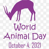 世界动物日 动物日 标志