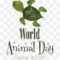 世界动物日 动物日 树叶