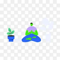 休息 放松 标志