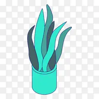 植物 叶子 线条