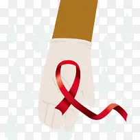 世界艾滋病日 意识丝带 红丝带