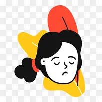 悲伤 脸 人类