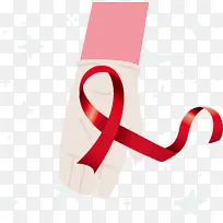 世界艾滋病日 标志 丝带