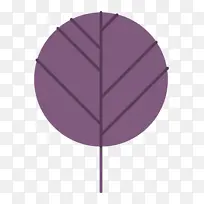 角度 叶子 紫色