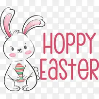 兔子复活节兔子卡通快乐
