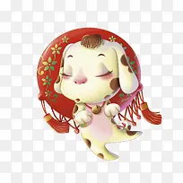 中国节小狗